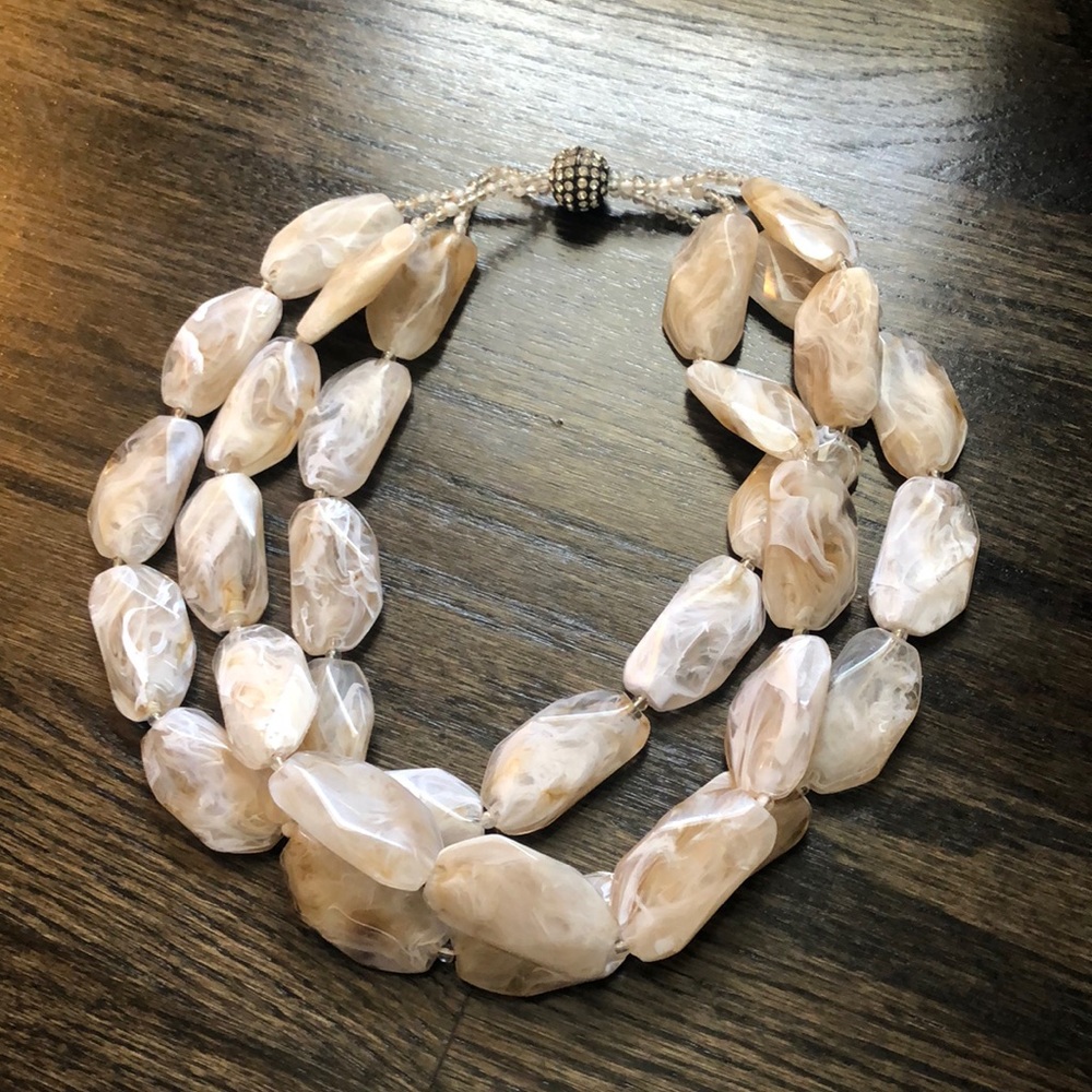 Anthropologie stone necklace